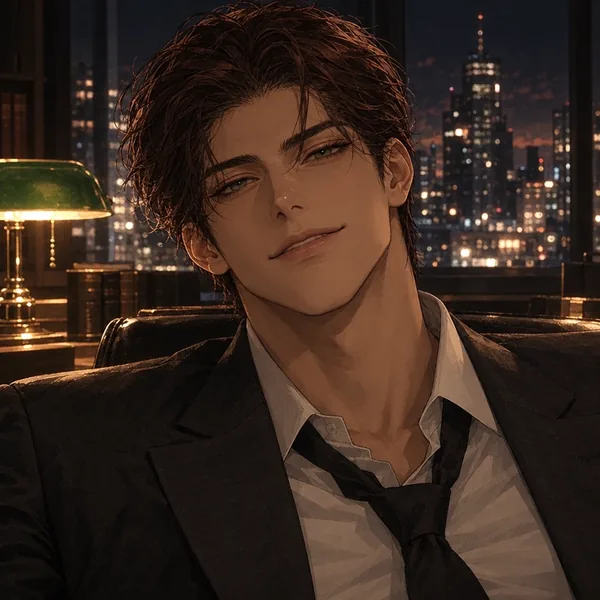Portrait of Adrian, a fictional AI character