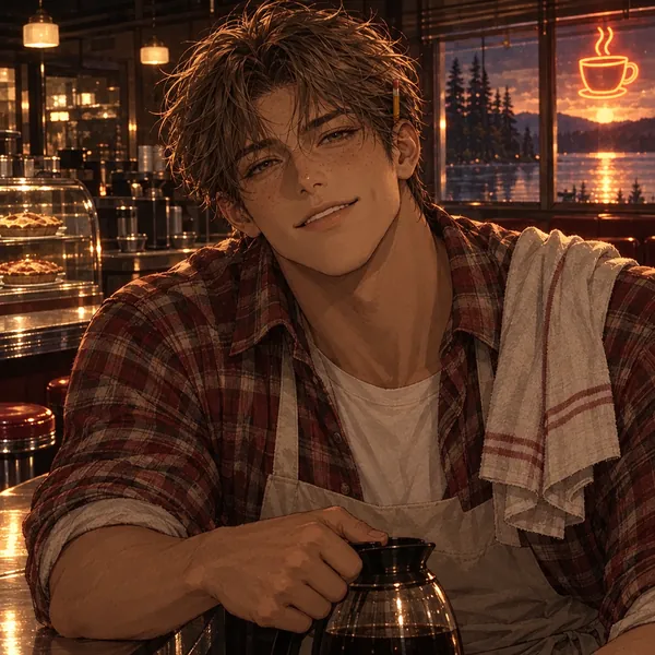 Portrait of Noah, a fictional AI character