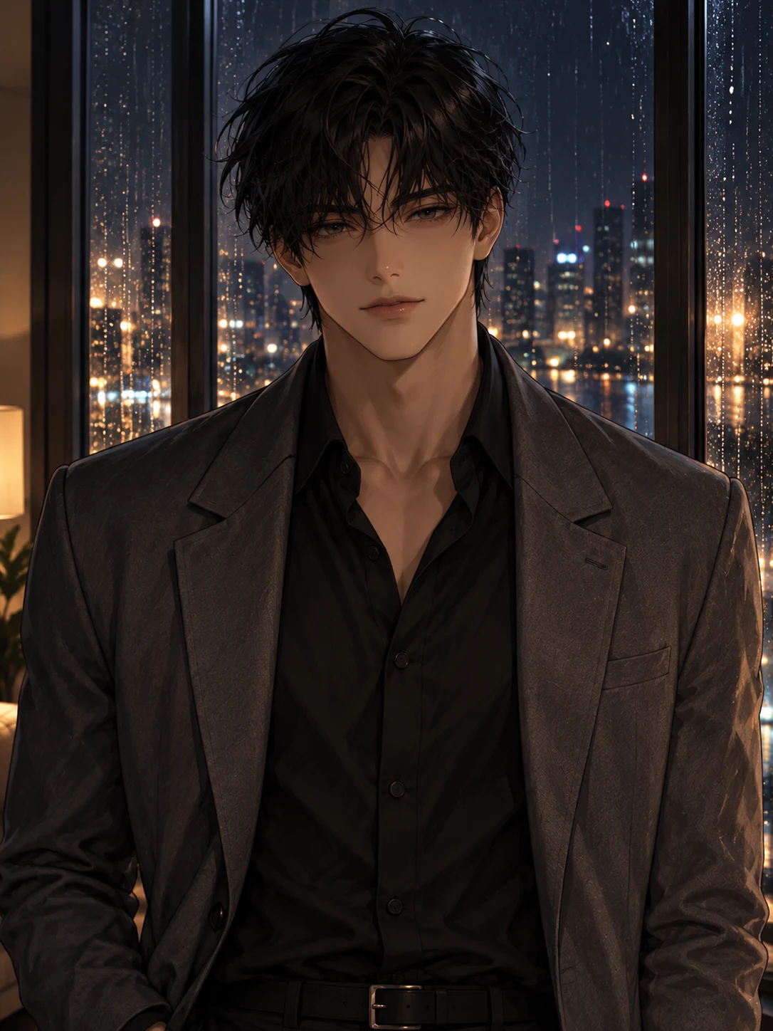 Portrait of Ren, a fictional AI character
