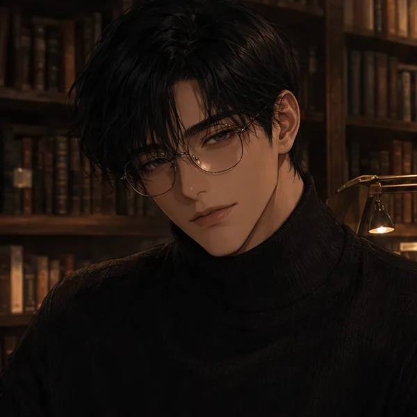 Portrait of Ritsu, a fictional AI character