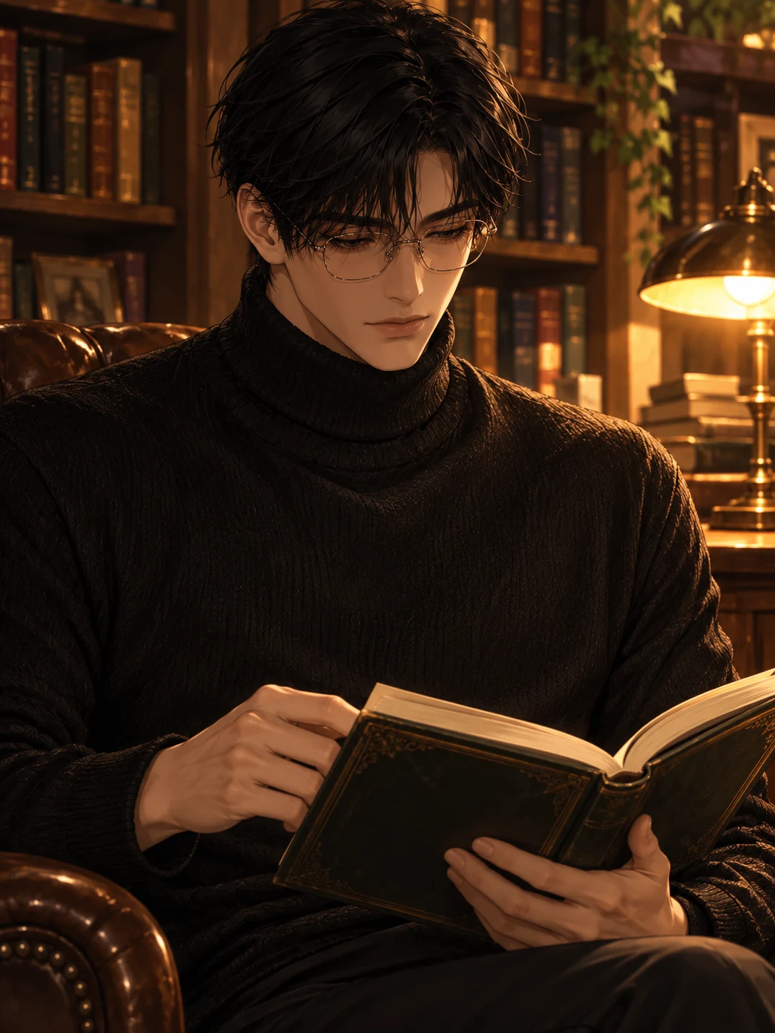 Portrait of Ritsu, a fictional AI character